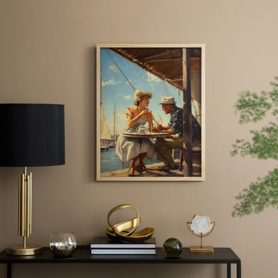 NAUTICAL Series DCXL Framed Print - Solid Wood