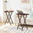 Set of 2 Folding TV Tray Tables, Compact Side Tables for Small Spaces-543948646-543948644
