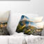 Coussin Rocky Green Mountains Panorama
