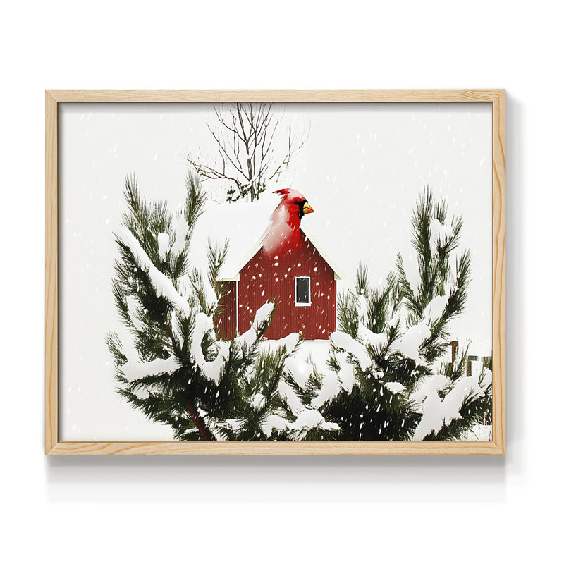 Art de Noël - DC III - Reproduction encadrée - Restickable, H 8 po x l 10 po, Naturel
