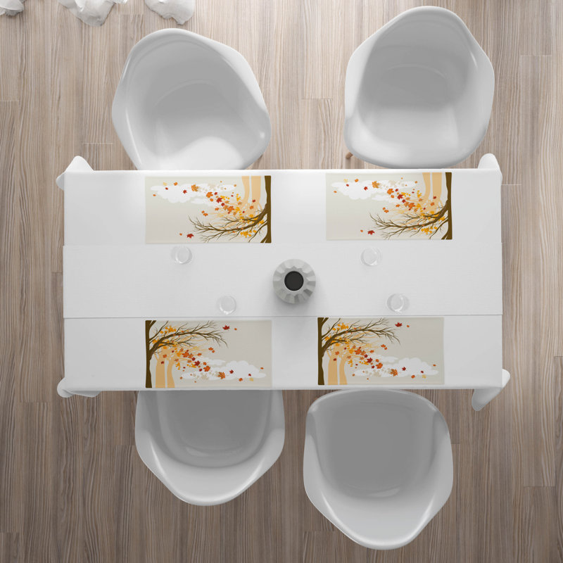 Polyester Abstract Rectangle Placemat