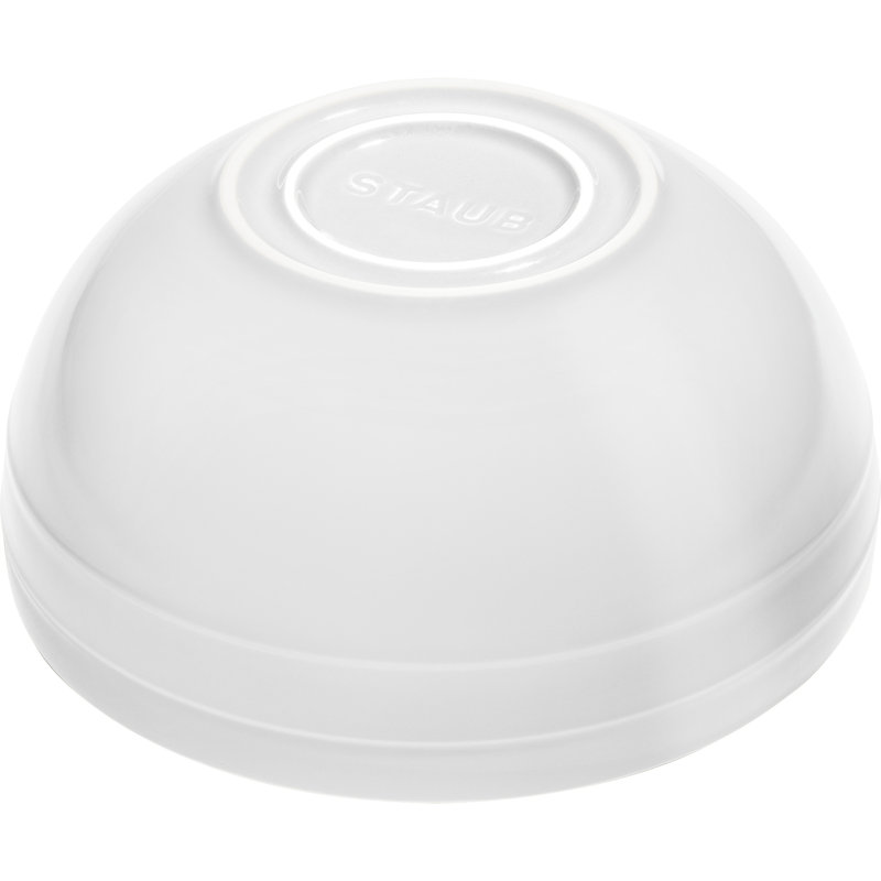 Ceramic 2 Piece Nested Mixing Bowl Set, White
