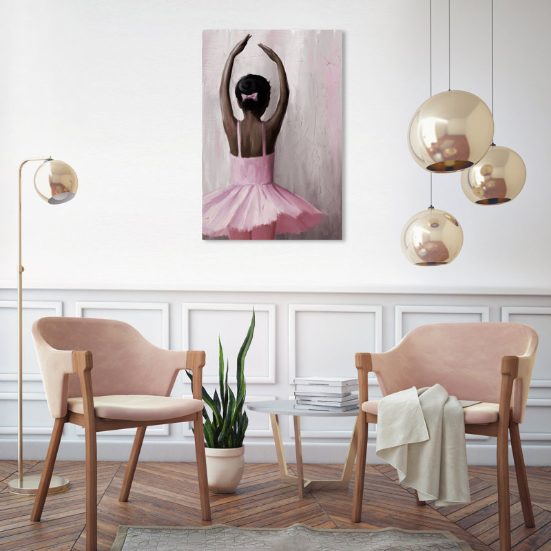 Apprendre le ballet - Impression sur toile, H 30 po x l 20 po, Toile tendue