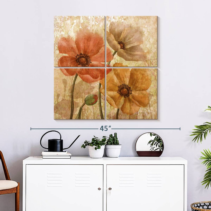Harnek Poppy Allure I, 32" H x 32" W