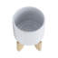 PLATEAU 5 "AVEC SUPPORT CHEVRON, BLANC