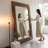 Rectangle Solid Wood Full Length Mirrors-1173102120
