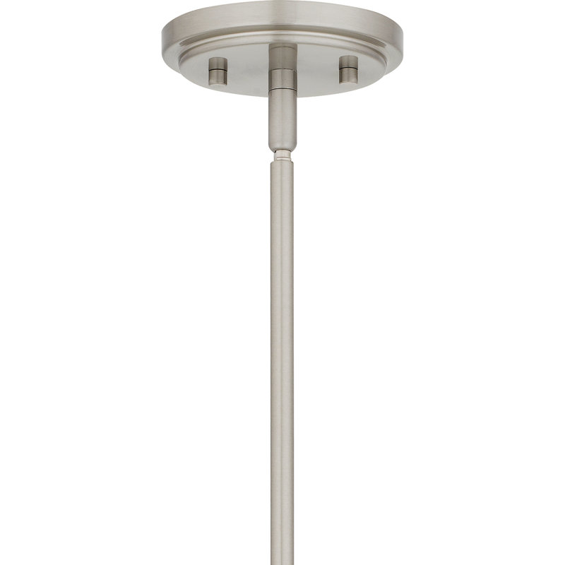 Lustre en nickel brossé 12 lumières Nonah, Nickel brossé