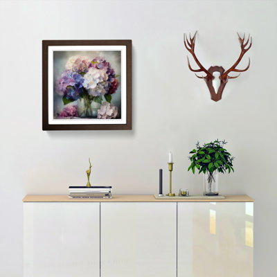 Hydrangea Floral Art No.3 - Framed Print