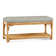 Banc de rangement en osier Summer Retreat
