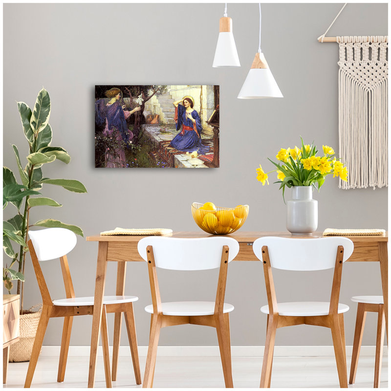 Reproduction de peinture, "The Annuation" par John William Waterhouse, estampe numérique sur toile pour décoration intérieure