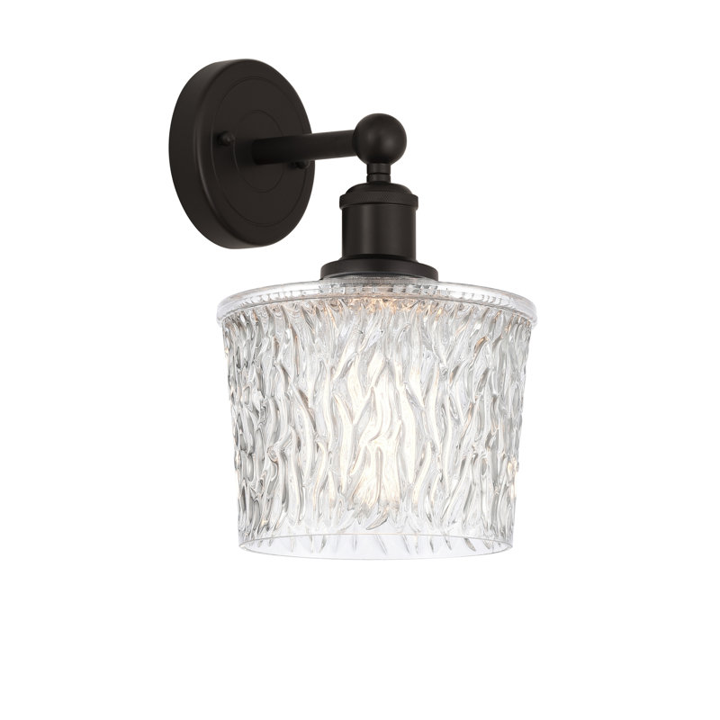 Feigin Steel Armed Sconce, Oil Rubbed Bronze