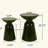 Metal edge table, 2-piece set-847735162