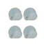 Gemstone Moonstone Stoneware Dinnerware Set - Service for 4