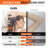 56" - 60" W x 75" H Double Sliding Frameless Shower Door with 5/16"(8mm) Clear Tempered Glass with soft close system-110136307