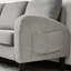 3 Seater Linen Sofa-421191407