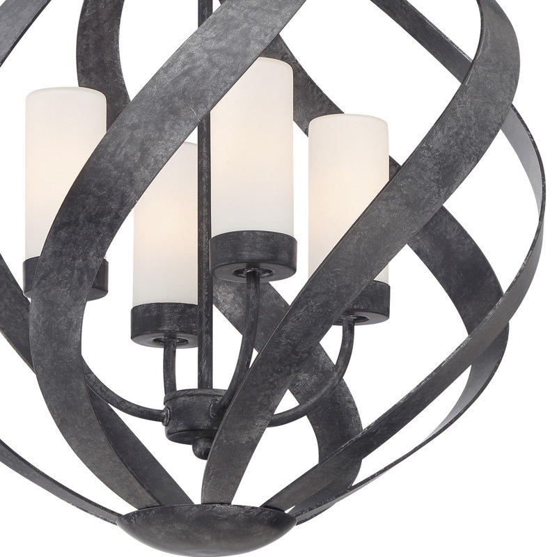 Victorino 4 - Light Dimmable Globe Chandelier
