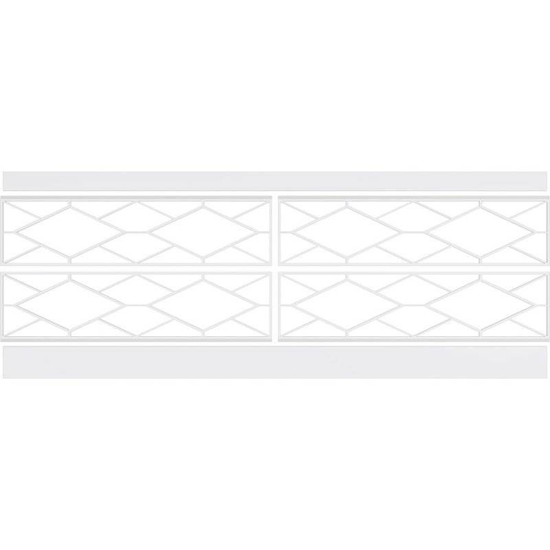 Ensemble de lambris en PVC Hudson, H 32 po x l 94,5 po x P 0,625 po