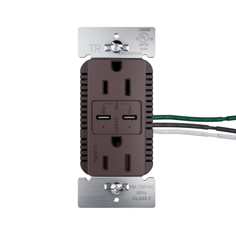 Radiant 15A, alimentation inviolable, alimentation 65 W, prise USB de type C, Bronze foncé