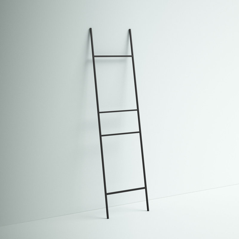 Échelle de couverture en métal 5,5 pi, Noir
