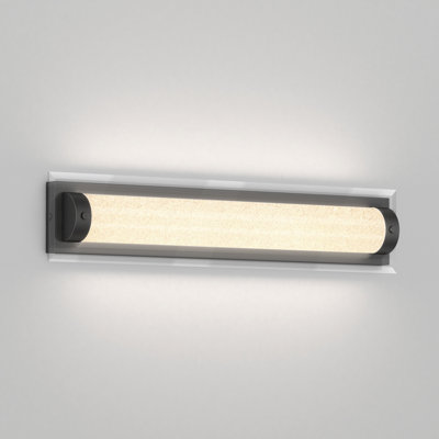 Glitzer Modern Vanity Light, Black