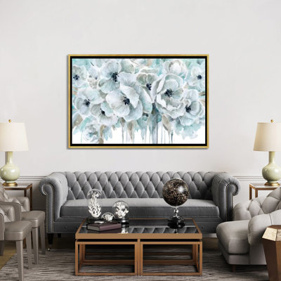 «Teal Harmony II» par Carol Robinson, reproduction sur toile