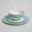 Ensemble d'assiettes bleues Ozarke's Tiffany