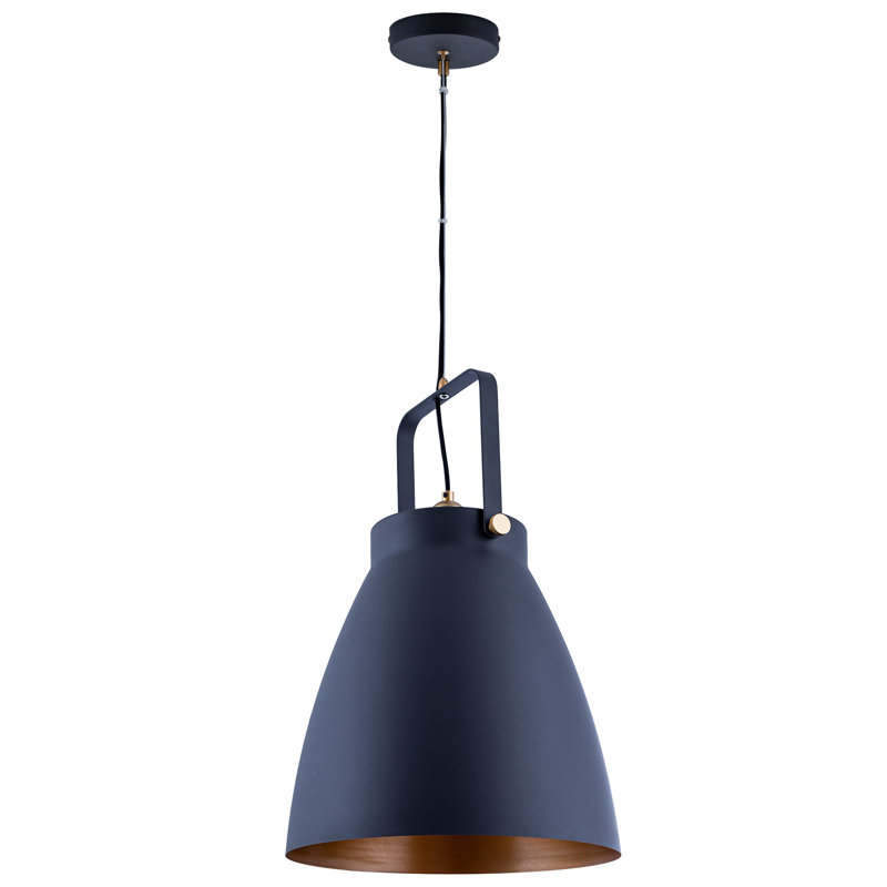 Iliana 1 - Light Single Pendant, Anthracite/Gold