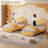 LED Upholstered Twin Bed Frame with Storage Drawer, Velvet Headboard, Wood Slat Support, No Box Spring Needed-33545298-33545325