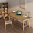 Burlywood Rectangular Solid Wood desks-1915326010