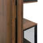 Vitrine 70 "avec portes en verre et lumières