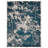 Machine living room rug, Made Heatset Polyproplyene Area Rugs - Rectangle, Ivory Blue Color, Abstract Modern Design, Low Pile Machine Made Area Rugs for Living Room, Bed Room-23397006