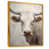 Cadre flottant doré