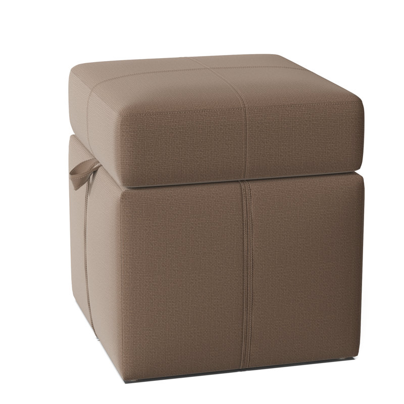Preesall Upholstered Ottoman, Lola Gray