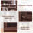 43" Tall Farmhouse Bookshelf Set-1980560210-1986235048