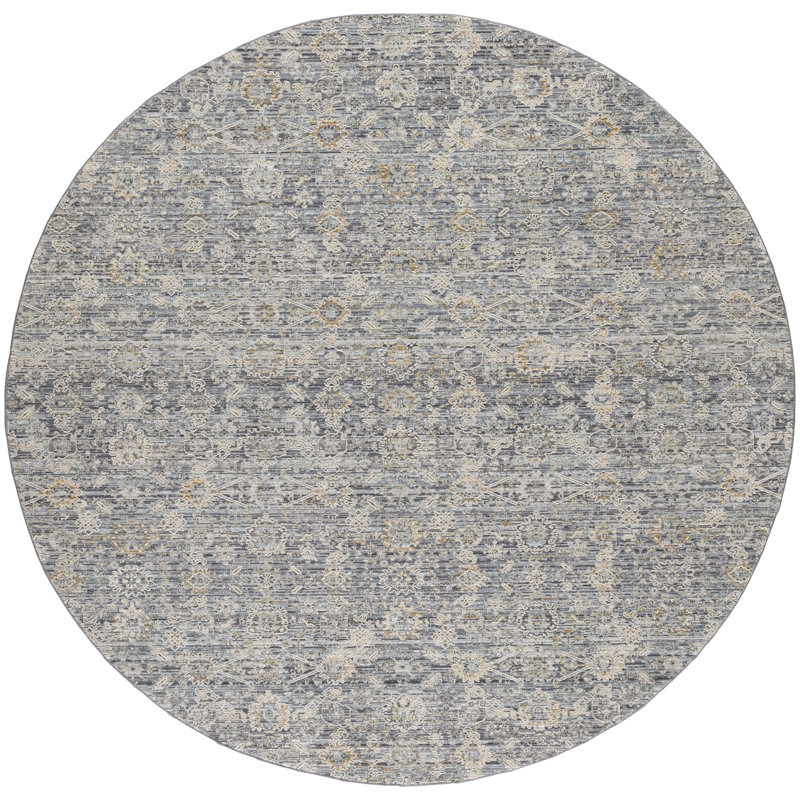 Oriental Indoor Rug, Round 7'10"