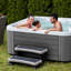 Spa carré carré en acrylique à 46 jets avec ozonateur et couvercle Bueno Spa-90674855