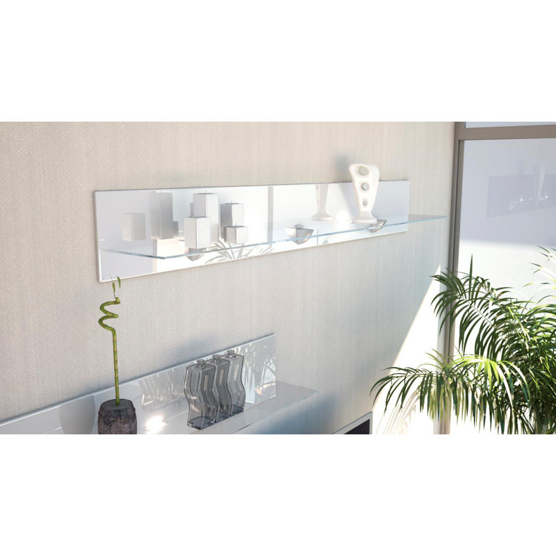 Mccloskey Floating Shelf, 20cm H x 146cm W x 19cm D, White