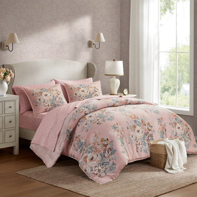 Ensemble de literie complète en microfibre de style rétro pour la maison