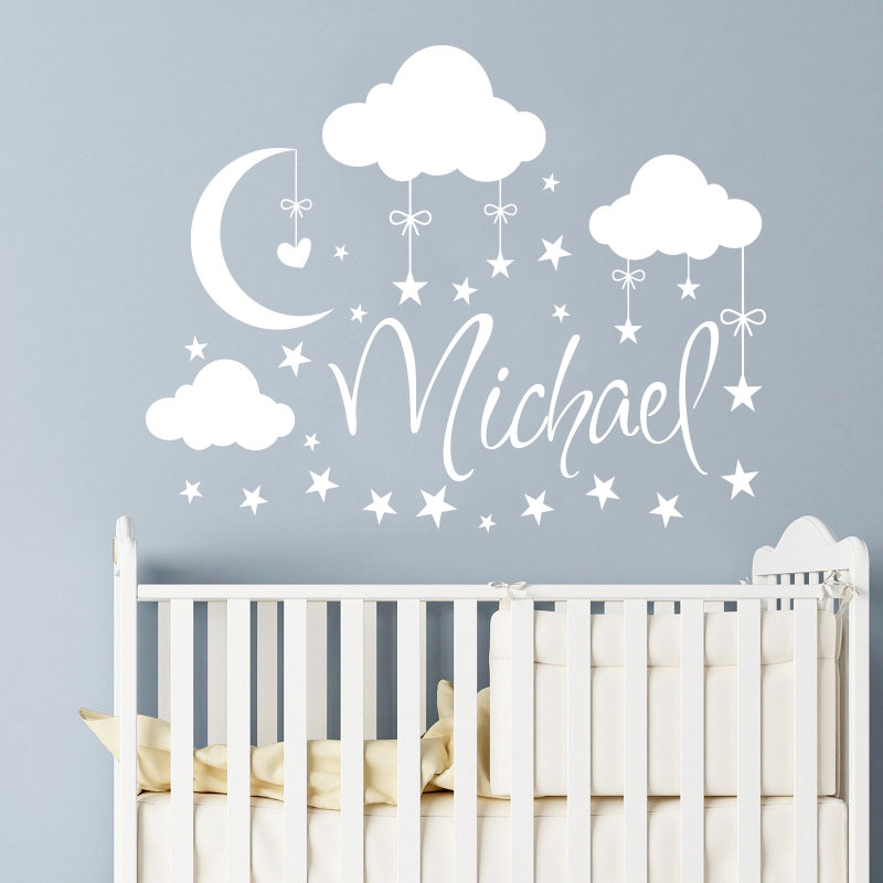 Text & Numbers Non-Wall Damaging Wall Decal, Yes, White
