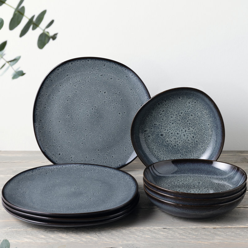 Like by Villeroy & Boch 8 Piece Dining Plate & Bowl Set