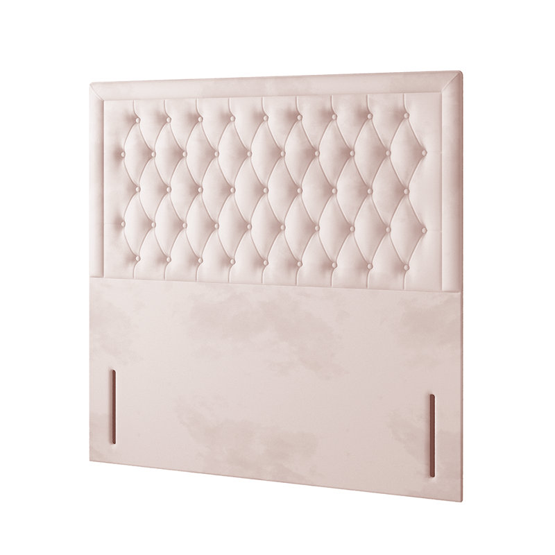 Gallego Divan Bed Base, Pink, Super King (6'), 2 Foot-end Drawers