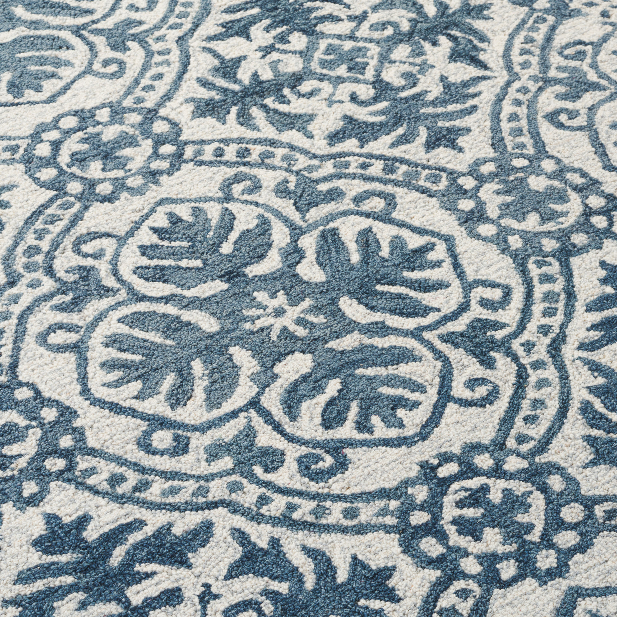 Lauren Ralph Lauren Nina Hand Tufted Wool Pile Oriental Rug, Round 6'