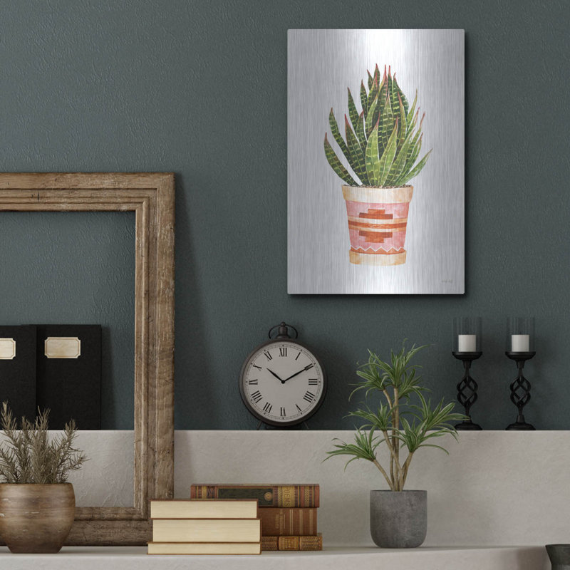 "Aztec Pot IV" par Cindy Jacobs, H 16 po x l 12 po