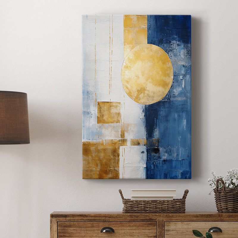 ABSTRACT Series DXXIII -Custom Wrapped Gallery Cavas, 18" H x 12" W