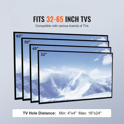 Meuble télé pivotant à hauteur réglable avec base en verre trempé
