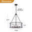 Lustre tambour en verre 6 lumières-1947055557