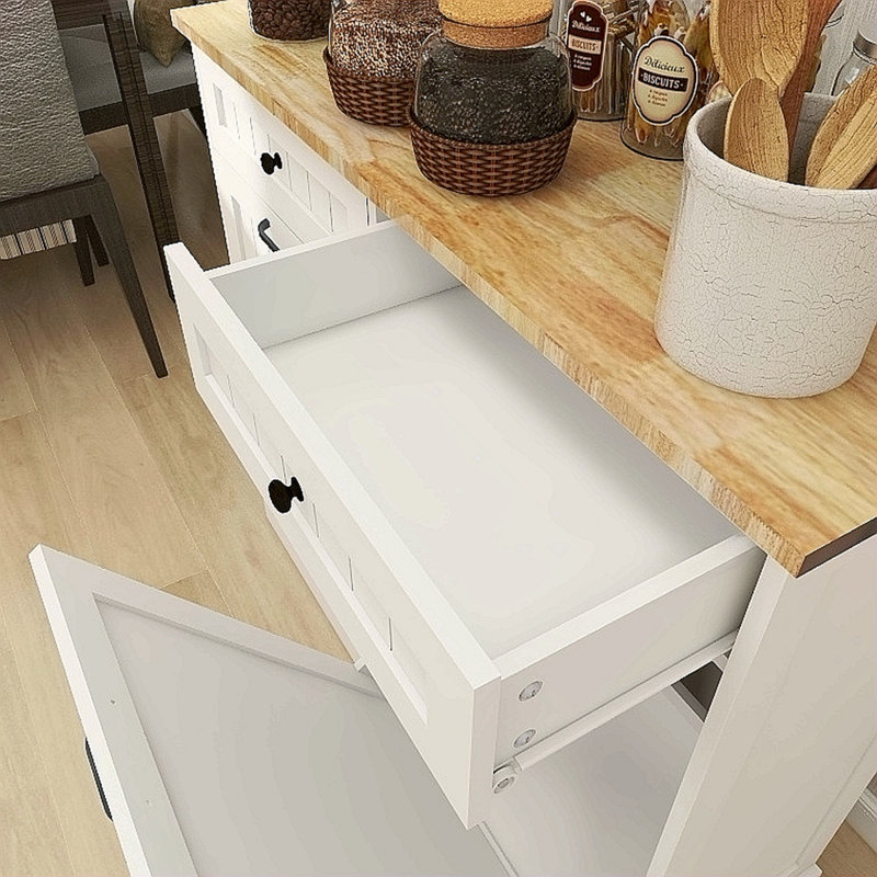 Armoire à ordures inclinable à deux tiroirs et deux compartiments