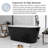 67'' X 31'' Acrylic Freestanding Soaking Bathtub-105532377