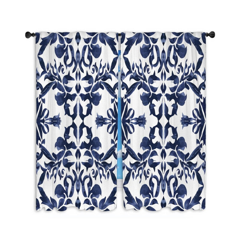 Paire de rideaux obscurcissant en polyester Ebtehal, L 20 po x L 54 po