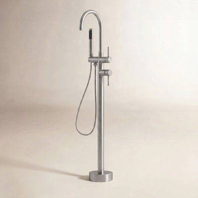 Freestanding Tub Filler with Hand Shower